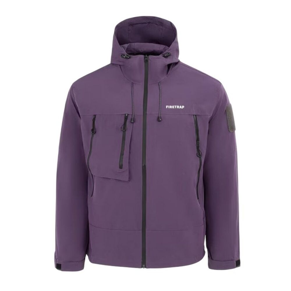 Firetrap Mens Windproof  Windbreaker / Purple